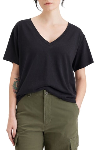 T-shirt en chanvre - Noir