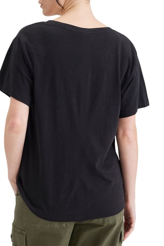 T-shirt en chanvre - Noir