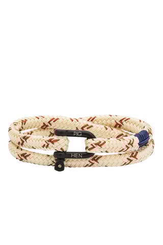 Pulseira Salty Steve - Marfim e vermelho