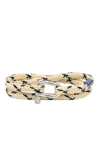 Pulseira Salty Steve - Marfim e prateado