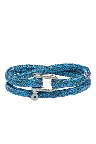 Pulseira Salty Steve - Azul-celeste e prateado