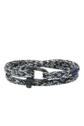 Pulseira Salty Steve - Azul-marinho e branco