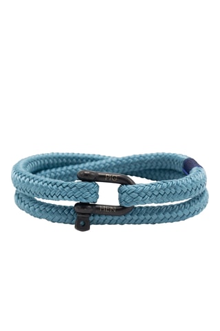 Pulseira Salty Steve - Azul-celeste e preto