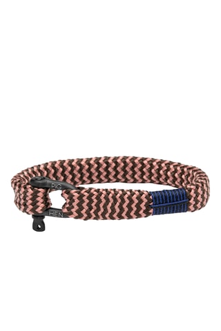 Pulseira Sharp Simon - Rosa e castanho