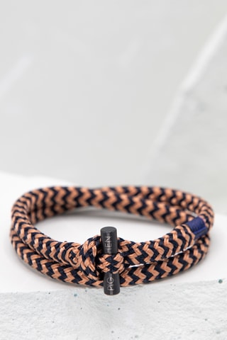Pulseira Old Tiny Ted - Rosa e azul-marinho