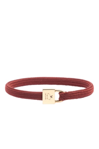 Pulseira Billy - Bordô e dourado