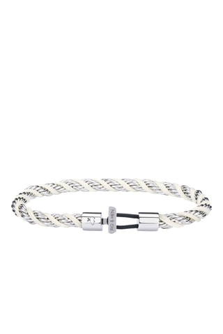 Pulseira Catena - Bege e prateado
