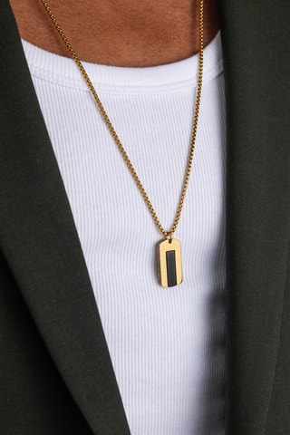Colar Dogtag - Dourado