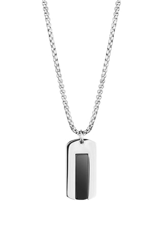 Colar Dogtag - Prateado