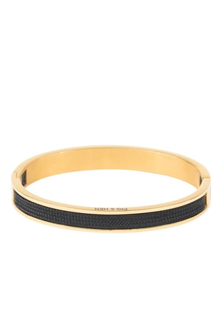 Pulseira rígida Emily - Preto