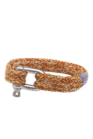 Pulseira Gorgeous George - Laranja e bege