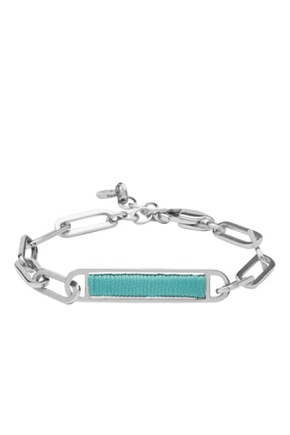 Pulseira Jane - Turquesa e prateado