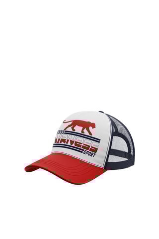 Casquette Runner - Rouge et blanc