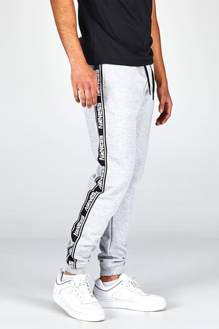 Jogging en coton biologique Nerve - Noir et blanc