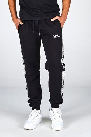 Jogging en coton biologique Nerve - Gris chiné et noir