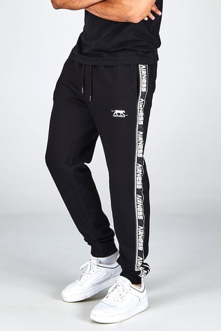 Jogging en coton biologique Nerve - Gris chiné et noir