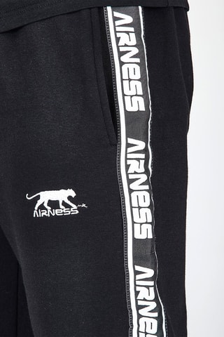 Jogging en coton biologique Nerve - Gris chiné et noir