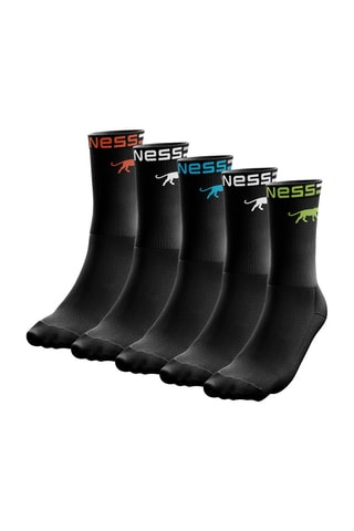5 paires de chaussettes Colors Panther - Noir