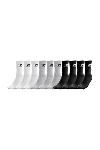  10 paires de chaussettes Corporate - Gris, blanc et noir 