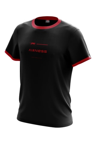 T-shirt Airness Rhett - Noir et rouge