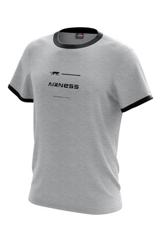 T-shirt Airness Rhett - Gris et noir
