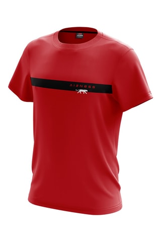 T-shirt Airness Yunus - Rouge et noir