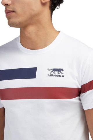  T-shirt Tricolore - Blanc 