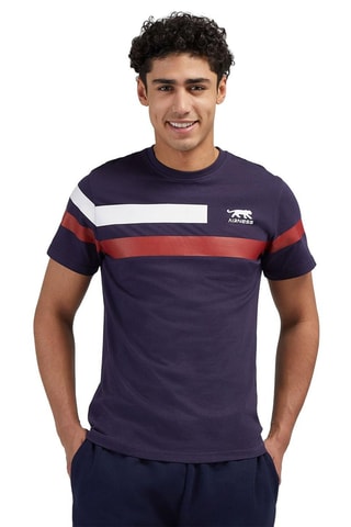  T-shirt Tricolore - Bleu marine 