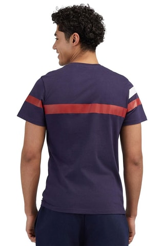  T-shirt Tricolore - Bleu marine 