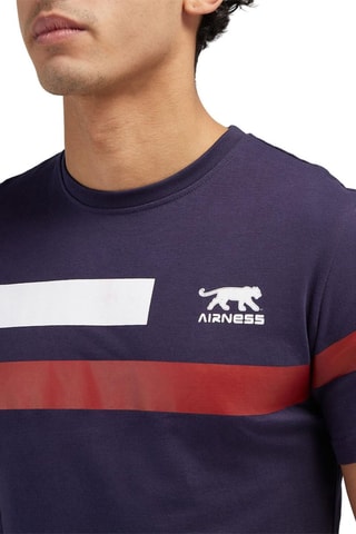  T-shirt Tricolore - Bleu marine 