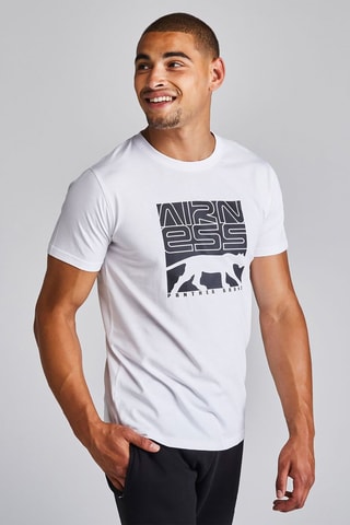 T-shirt Just Now - Blanc