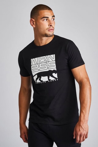 T-shirt Just Now - Noir