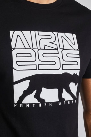 T-shirt Just Now - Noir