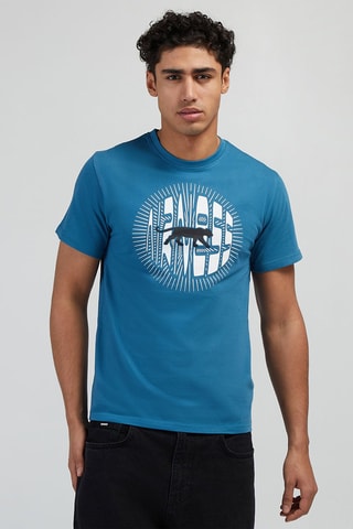 T-shirt Riccardo - Bleu et blanc