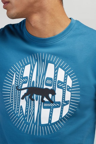 T-shirt Riccardo - Bleu et blanc