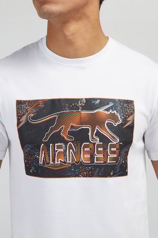 T-shirt Dino - Blanc et noir