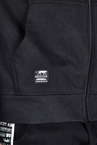 Sweat à capuche en coton biologique Shay - Noir et blanc