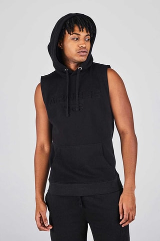 Sweat à capuche sans manches Jefferson - Noir
