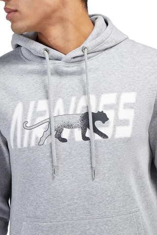  Sweat à capuche Sign - Gris chiné 