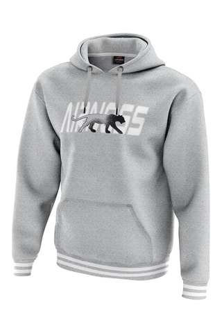  Sweat à capuche Sign - Gris chiné 