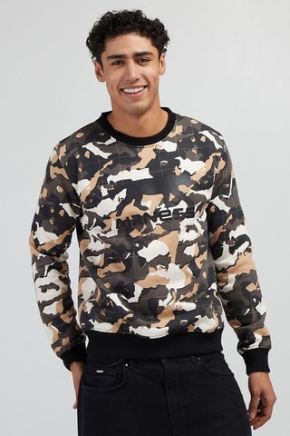 Sweat Agostino - Noir et beige