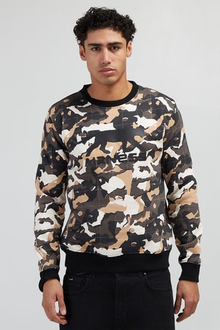 Sweat Agostino - Noir et beige