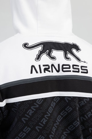 Sweat à capuche Urgent - Noir et blanc