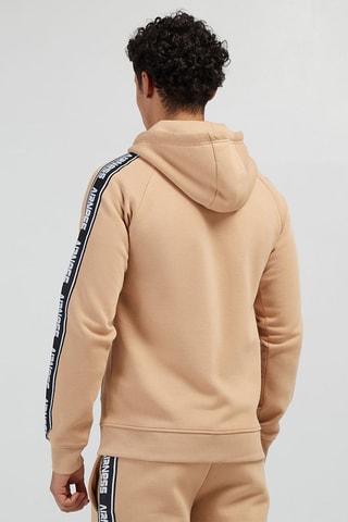 Sweat à capuche Nerve - Beige et noir