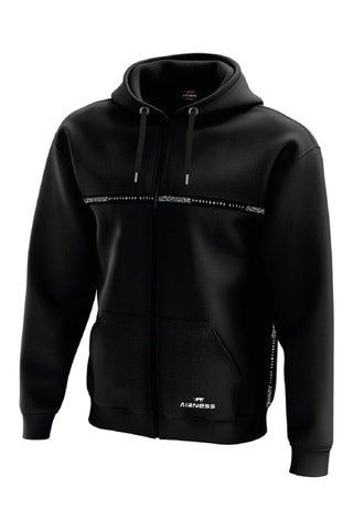 Sweat à capuche Airness Tape - Noir