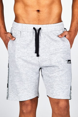 Bermuda en coton biologique Nerve - Gris chiné et noir
