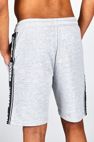 Bermuda en coton biologique Nerve - Gris chiné et noir