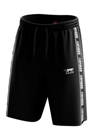 Bermuda en coton biologique Nerve - Noir et blanc