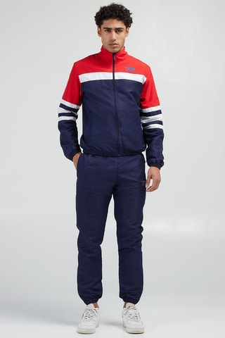 Veste et jogging Simeon - Bleu marine et rouge