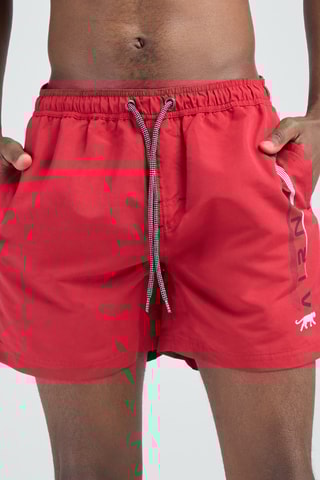 Short de bain Leonas - Rouge